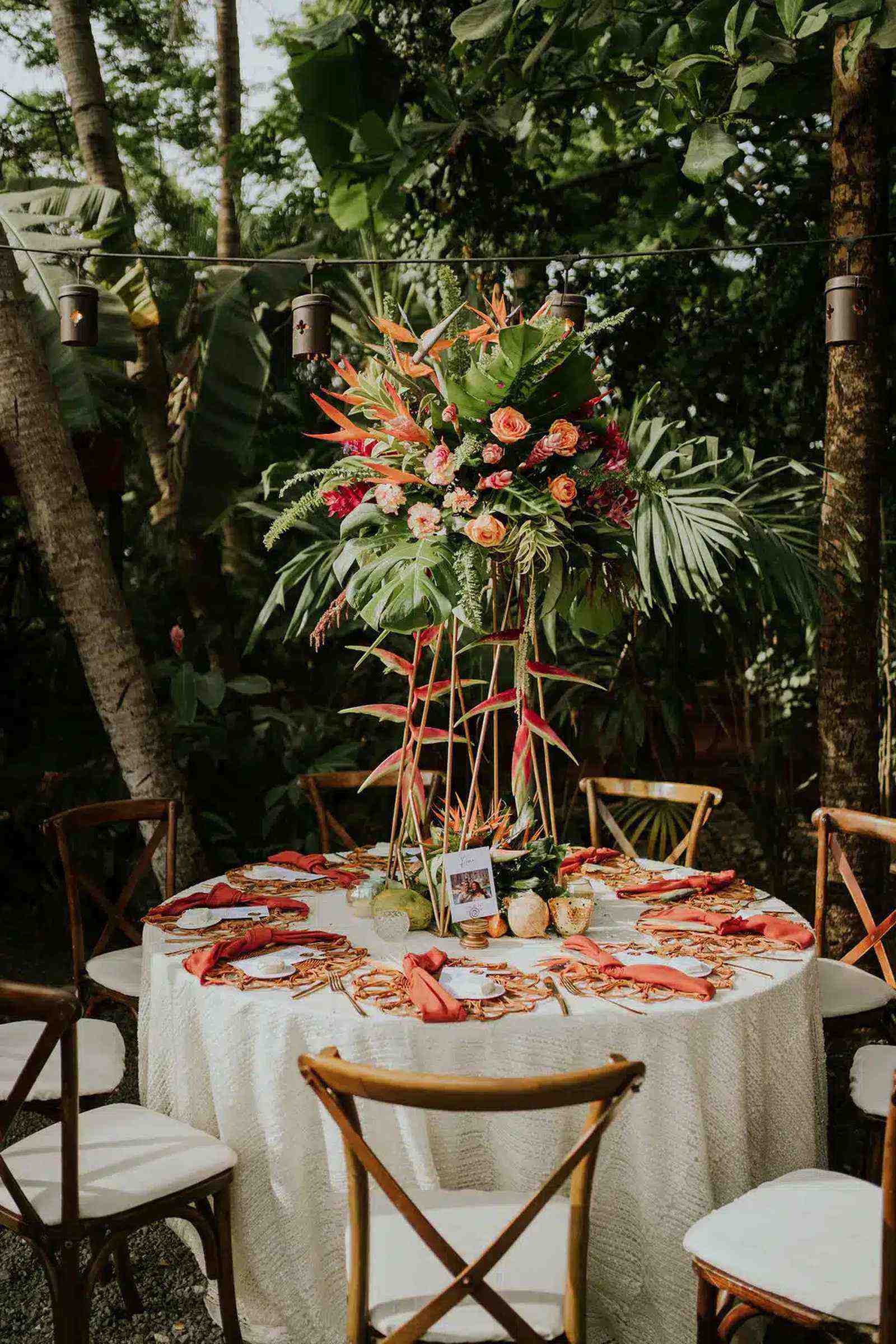 Group dining terrace at a private Gold Coast venue